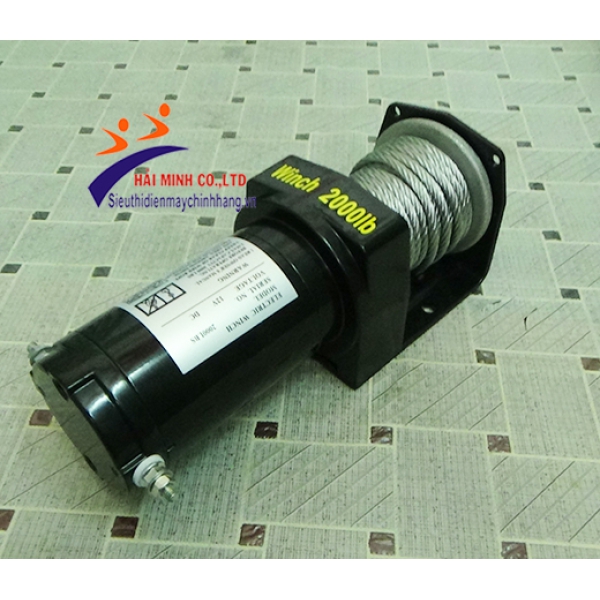 Tời điện kéo xe Yamafuji 2000LBS (12-24V)